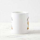 Mug à café mignon : Chat "Tasteur de café en forma (Centre)