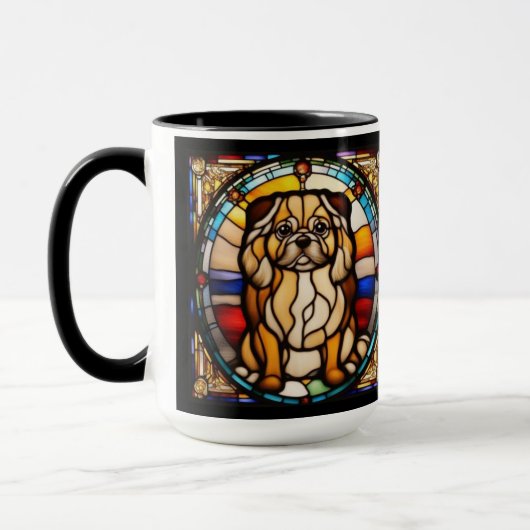 Mug à café Mignon Pékinois (Gauche)