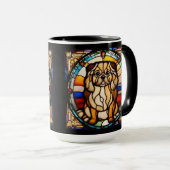 Mug à café Mignon Pékinois (Devant droit)