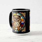 Mug à café Mignon Pékinois (Devant gauche)