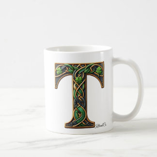 Mug à café Monogramme Irlandais T