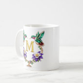 Mug à café Monogramme M Colibri Joaillerie de Luxe (Devant gauche)