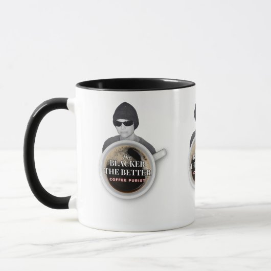 Mug à café noir ! (Gauche)