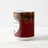 Mug à café/noir chaud de Noël vintage (Centre)