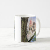 Mug à café ou thé avec chaton (Devant droit)