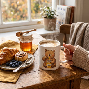 Mug à Café Ours en Peluche au Crayon Mignon Mangea