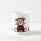 Mug à café Ours en peluche d'hiver (Centre)