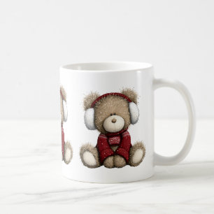 Mug à café Ours en peluche d'hiver