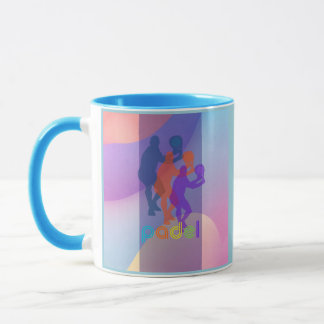 MUG À CAFÉ PADEL – STYLE VIBRANT pour LUI BRIGHTS
