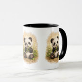 Mug à café panda mignon – adorable bébé panda (Devant droit)