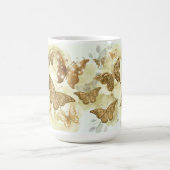 Mug à café Papillon jaune et or (Centre)