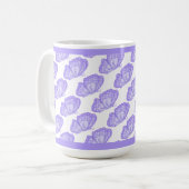 Mug à café Papillons Violets (Devant gauche)