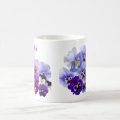 Mug à café Pensée Violette Floral (Centre)