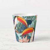 Mug à café perroquet tropical (Devant)