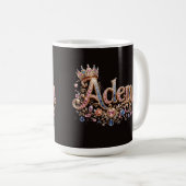 Mug à café personnalisé Adam Crown (Devant droit)