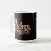 Mug à café personnalisé Adam Crown (Devant gauche)