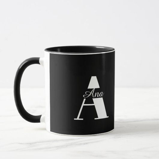Mug à café personnalisé avec nom (Gauche)