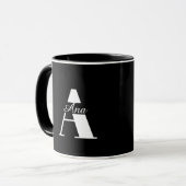 Mug à café personnalisé avec nom (Devant gauche)
