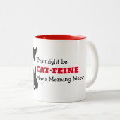Mug à café personnalisé Chat-Feine (Devant droit)