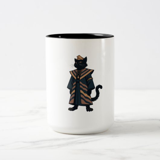 Mug à café Pharaon Chat Noir (Centre)