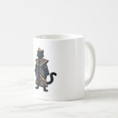 Mug à café Pharaon Chat Noir (Devant droit)