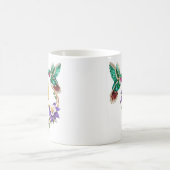 Mug à café Q Monogramme Oiseau-Mouche Bijou de Lux (Centre)