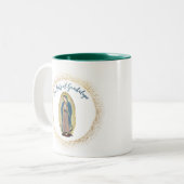 Mug à café religieux, Notre-Dame de Guadalupe (Devant gauche)
