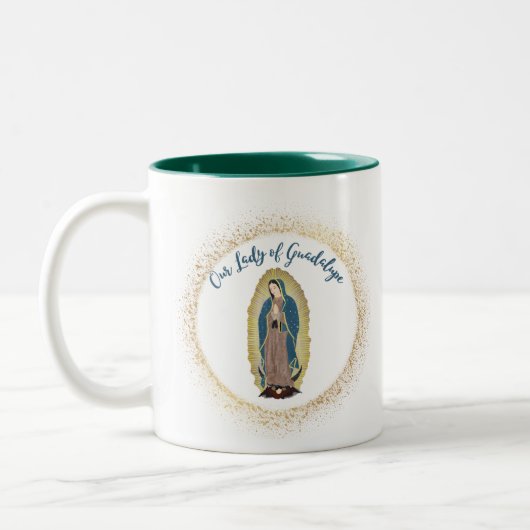 Mug à café religieux, Notre-Dame de Guadalupe (Gauche)