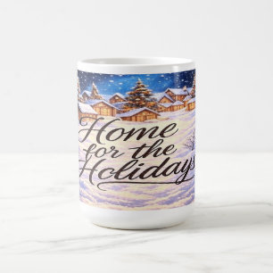 Mug à café 'Retour à la maison pour les fêtes'