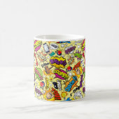Mug à café Retro Pop Art - Vibrant et Cool (Centre)