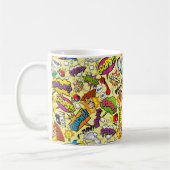 Mug à café Retro Pop Art - Vibrant et Cool (Gauche)