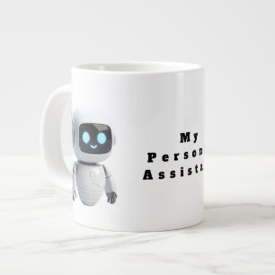 Mug à café Robot IA Mignon - Technologie Inspirant