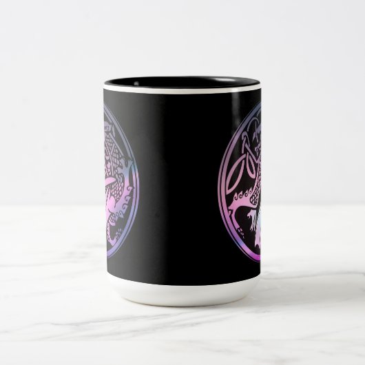 Mug à café rond céleste Dragon (Centre)