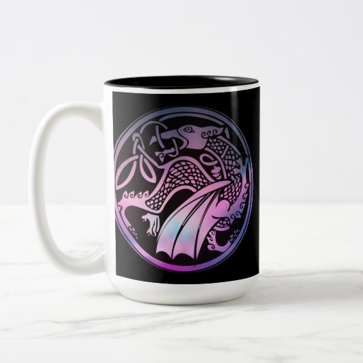 Mug à café rond céleste Dragon (Gauche)