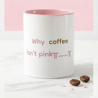 Mug à café rose