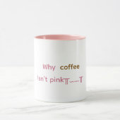 Mug à café rose (Centre)