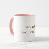 Mug à café rose (Devant gauche)