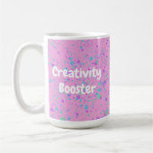 Mug à café rose Booster de créativité (Gauche)