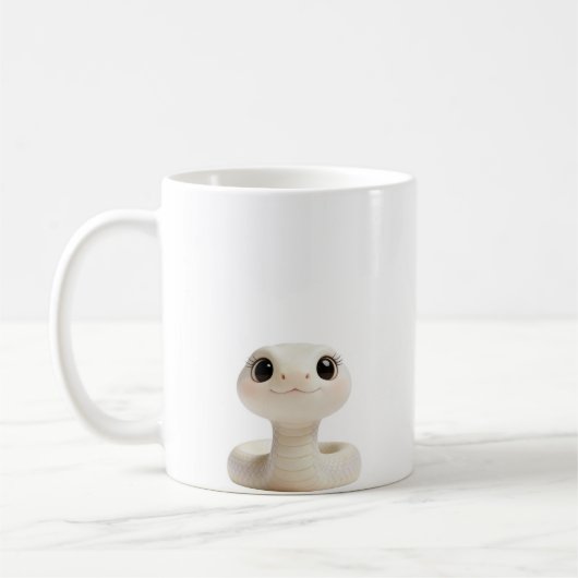 mug à café serpent adorable (Gauche)