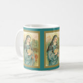 Mug à café Ste Brigitte d'Irlande (M 014) 3 (Devant gauche)