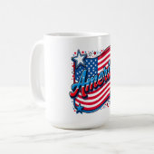 Mug à café Stylish America (Devant gauche)