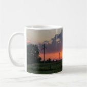 Mug à café Sunset Landcape Powerline (Gauche)