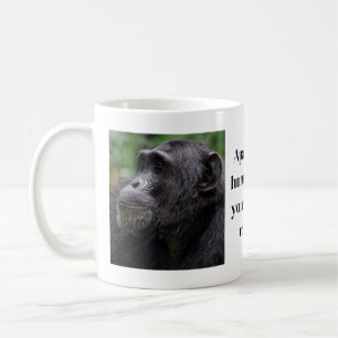 Mug à café sur le thème des chimpanzés