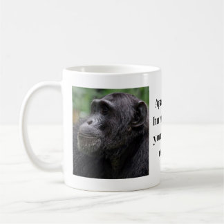 Mug à café sur le thème des chimpanzés