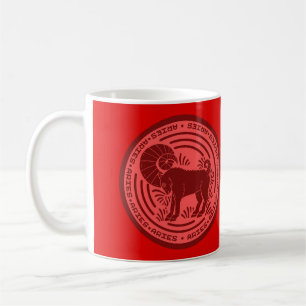 Mug à café symbole du zodiaque Bélier