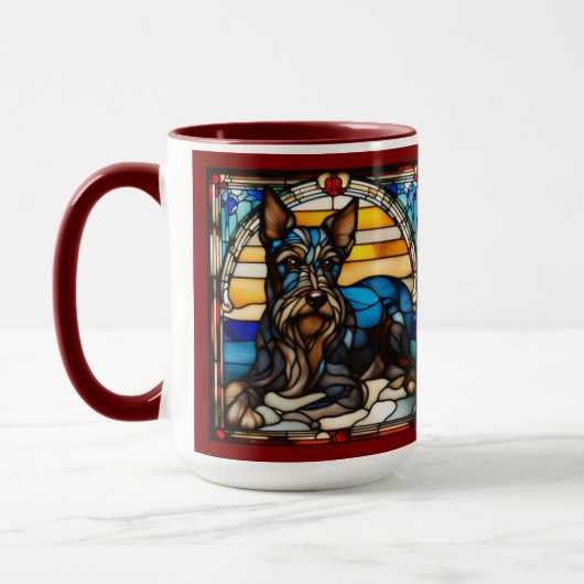 Mug à café Terrier Écossais Mignon (Gauche)