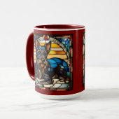 Mug à café Terrier Écossais Mignon (Devant gauche)