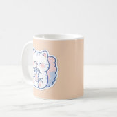 Mug à café thé à bulles chat Kawaii mignon (Devant gauche)