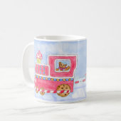 Mug à café Train de Noël (Devant gauche)