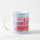 Mug à café Train de Noël (Gauche)